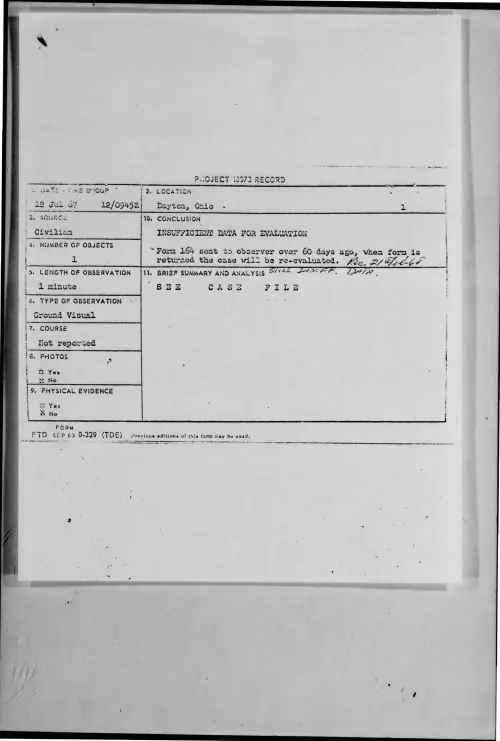 First page of 1967-07-7571138-Dayton-Ohio