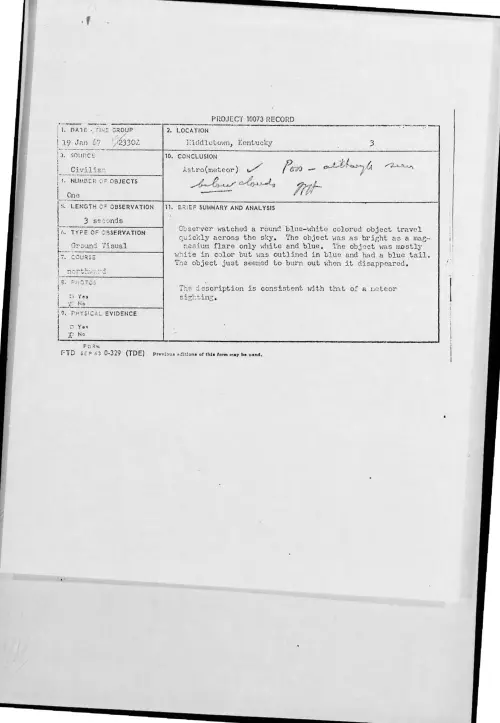 First page of 1967-01-8540230-Middletown-Kentucky