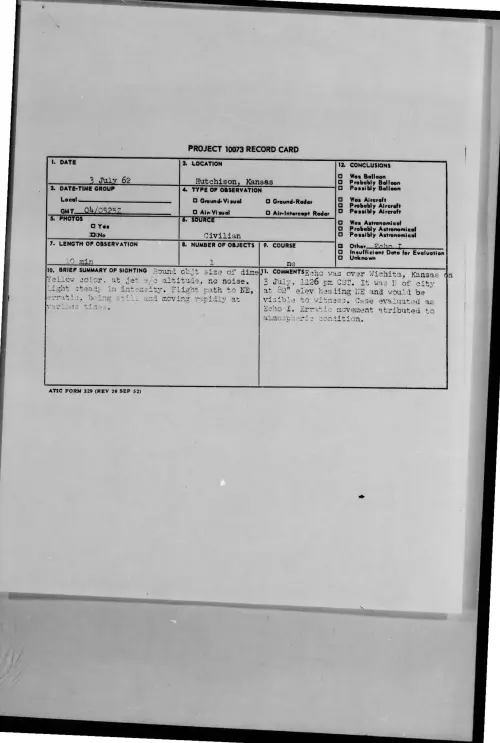 First page of 1962-07-8676493-Hutchison-Kansas