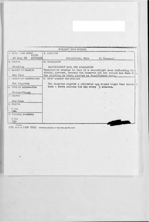 First page of 1968-07-7200946-Litchfield-Ohio