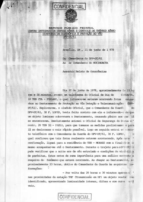 First page of BrazilianUFOFiles - CENDOC ENVELOPE 11   1978 CENDOC_ENVELOPE_11_1978