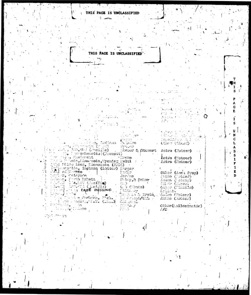First page of ProjectBlueBookIndexes - 1960 index unredacted low resolution enhanced