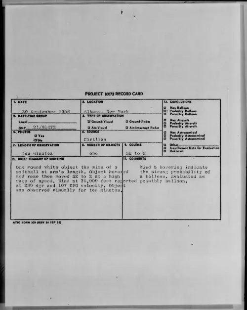First page of 1956.09 - 7071030 - Albany, New York