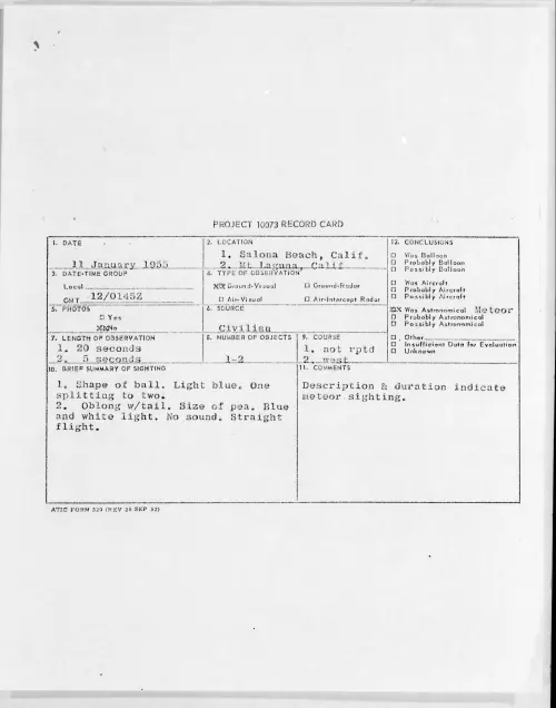 First page of 1955.01 - 6965616 - Salona Beach, Calif