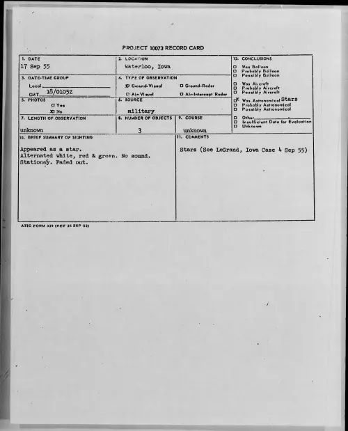 First page of 1955.09 - 7339375 - Waterloo, Iowa