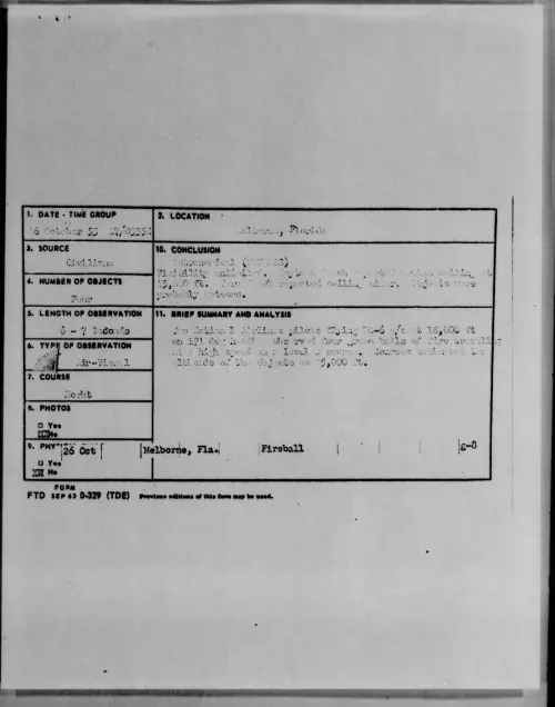 First page of 1953.10 - 6982033 - Melborne, Florida