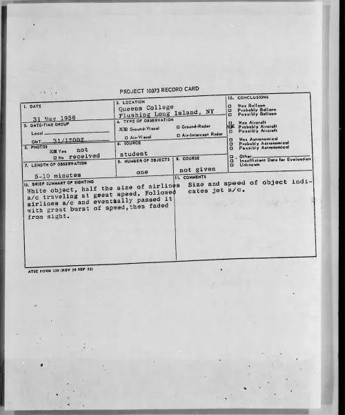 First page of 1956.05 - 6786171 - Queens College Flushing Long Island, NY