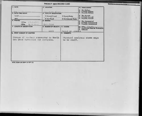 First page of 1958.10 - 7200197 - Northern Ohio