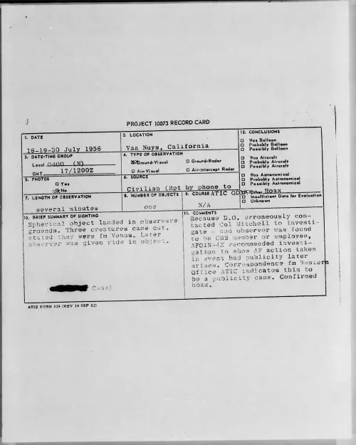 First page of 1956.07 - 6787030 - Van Nuys, California