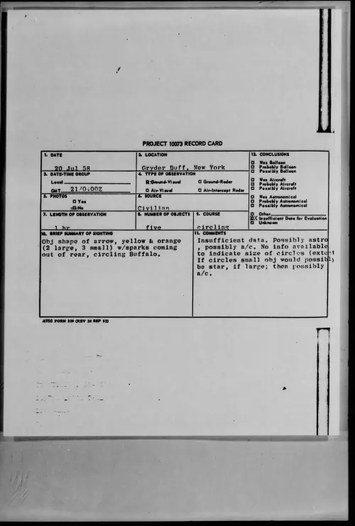 First page of 1958.07 - 8856689 - Gryder Buff, New York