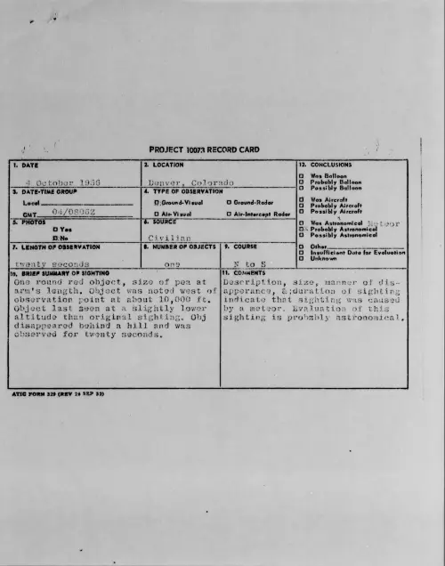 First page of 1956.10 - 7071618 - Denver, Colorado
