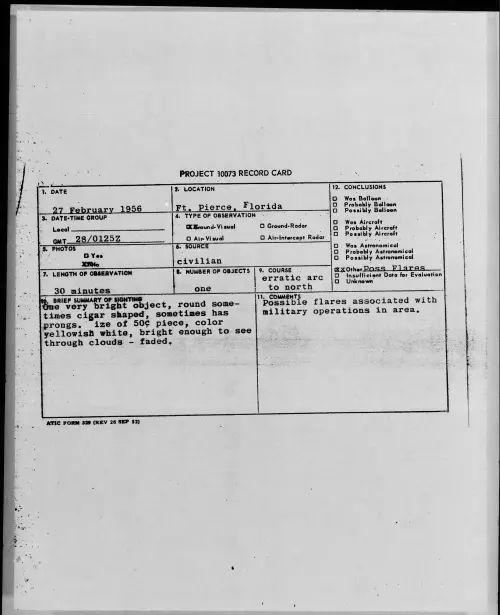 First page of 1956.02 - 7340622 - Ft. Pierce, Florida