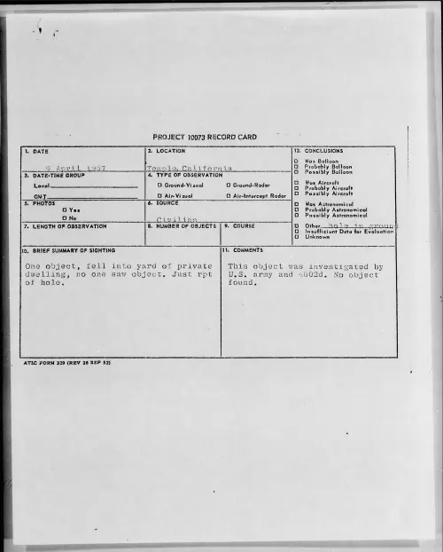 First page of 1957.04 - 6788264 - Temple, California