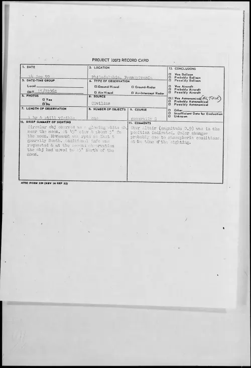 First page of 1959.09 - 8410210 - Philadelphia, Pennsylvania