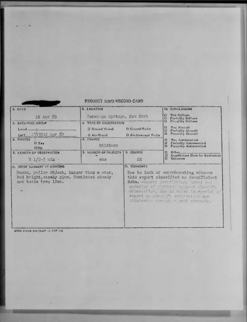 First page of 1960.04 - 7811824 - Saratoga Springs, New York