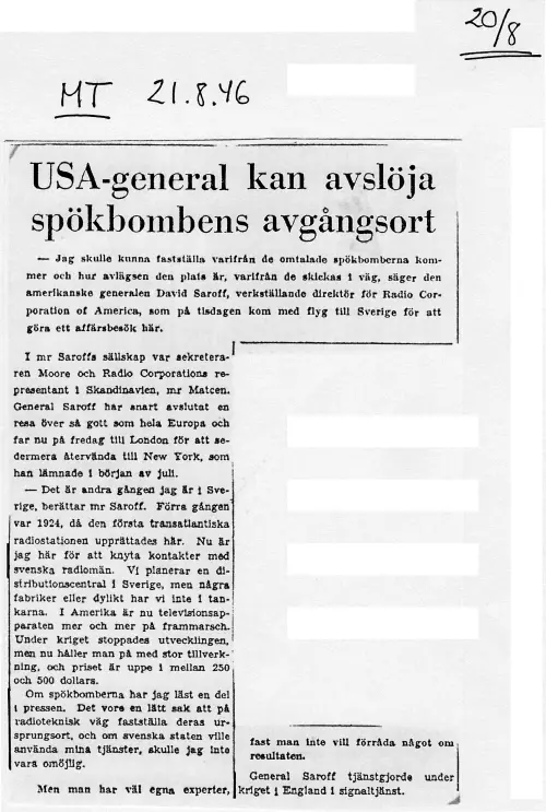 First page of SwedishGhostRockets - f021