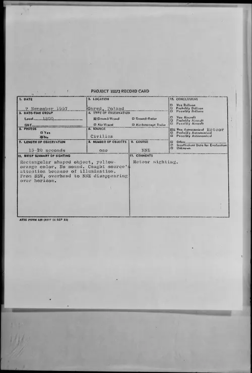 First page of 1957.11 - 7228649 - Garwd, Poland
