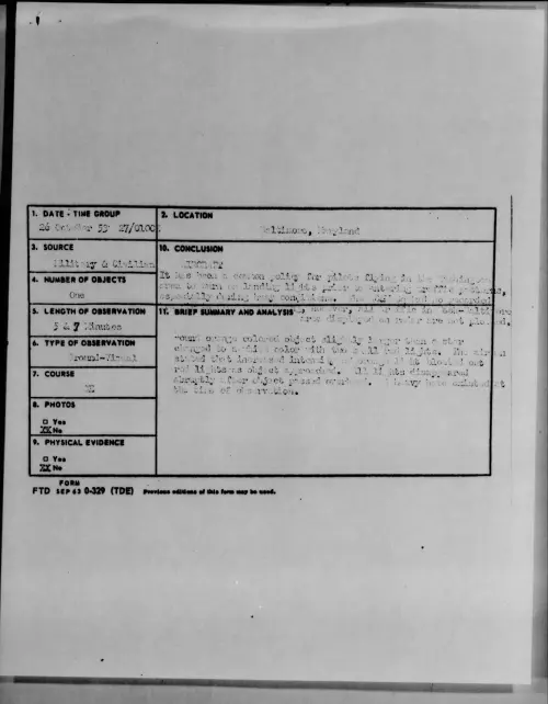 First page of 1953.10 - 6981986 - Baltimore, Maryland