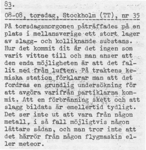 First page of SwedishGhostRockets - tt83