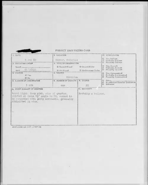First page of 1960.10 - 8232870 - Denver, Colorado