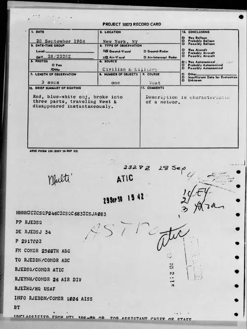 First page of 1958.09 - 7199009 - New York, NY