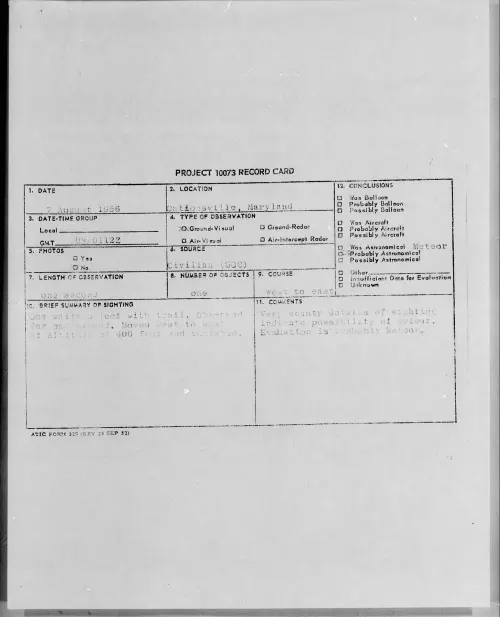 First page of 1956.08 - 6788774 - Cationsville, Maryland