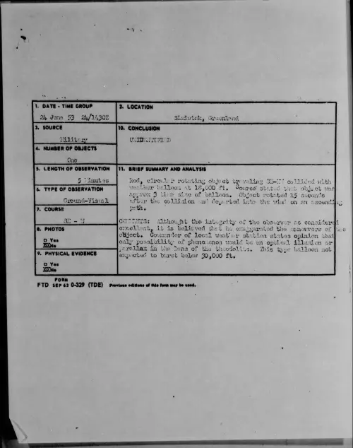 First page of 1953.06 - 6385499 - Simiutak, Greenland