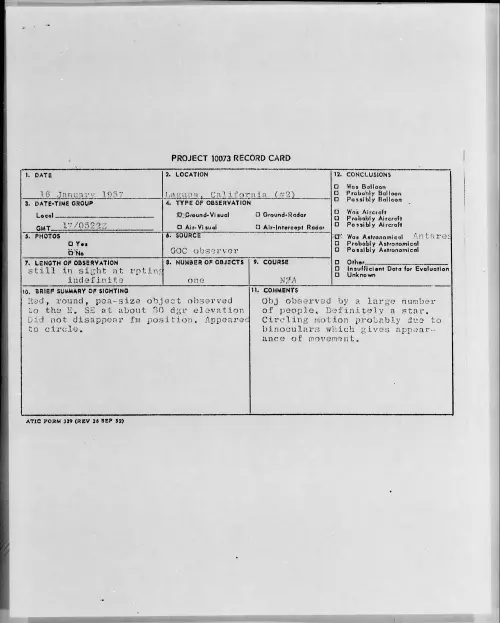 First page of 1957.01 - 6786508 - Laguna, California (#2)