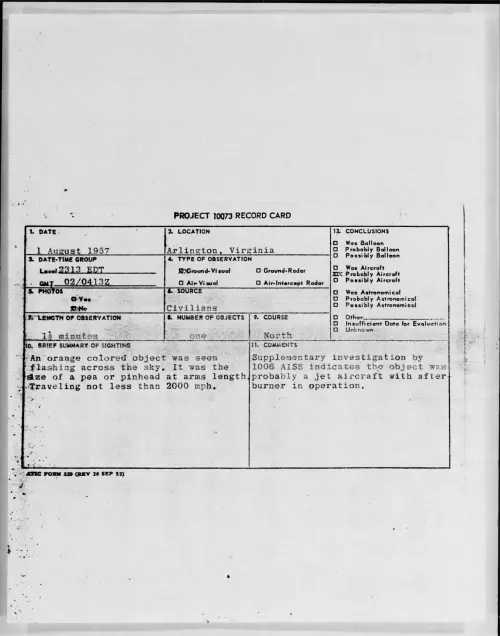 First page of 1957.08 - 6965909 - Arlington, Virginia